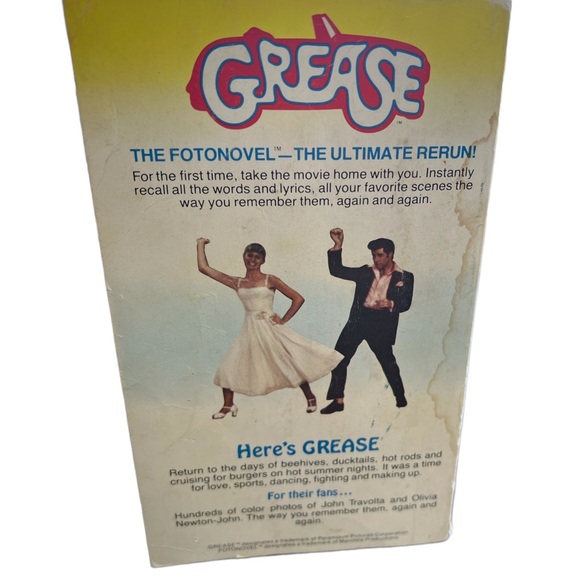 Alan Carr Other Vintage Grease Fotonovel Movie Tie In 978 John